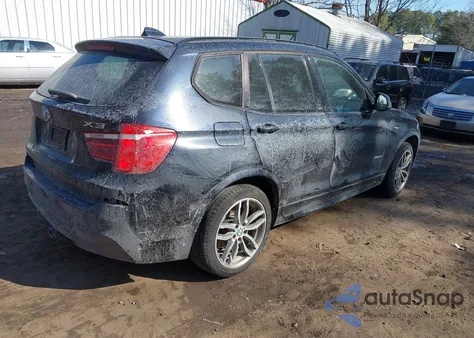 2015 BMW X3 xDrive28D z USA, uszkodzony, nr VIN 5UXWY3C56F0F83681